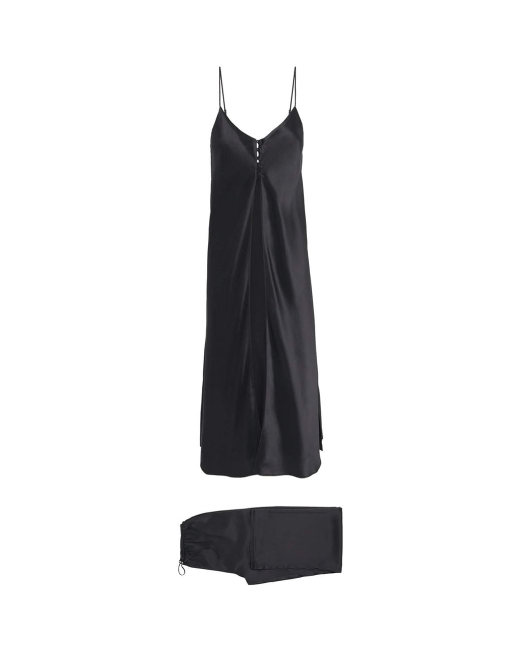 Olivia Von Halle Blue Silk Elvira Camisole Pyjama Set