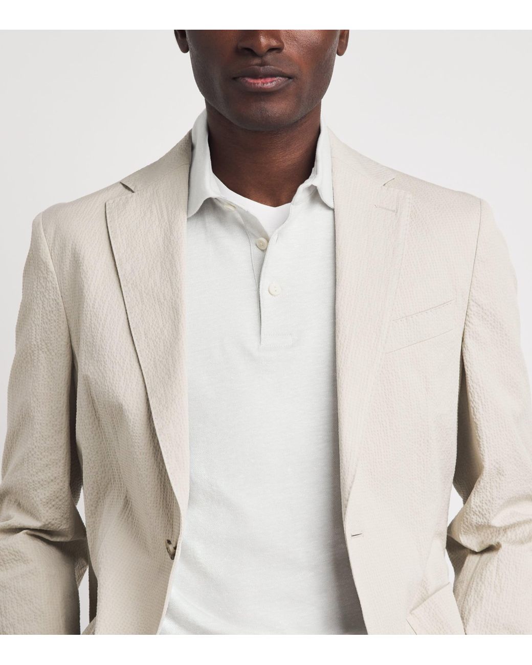 Eton of Sweden White Cotton Polo Shirt for men