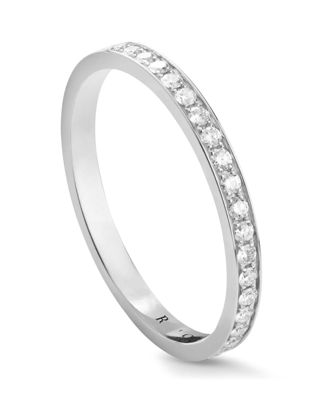 Repossi Metallic Platinum And Diamond Berbere Ring
