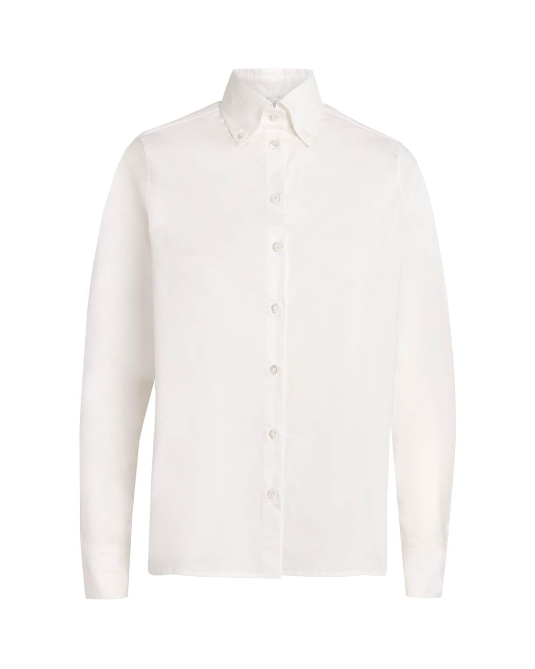 Eleventy White Stretch-Cotton Shirt