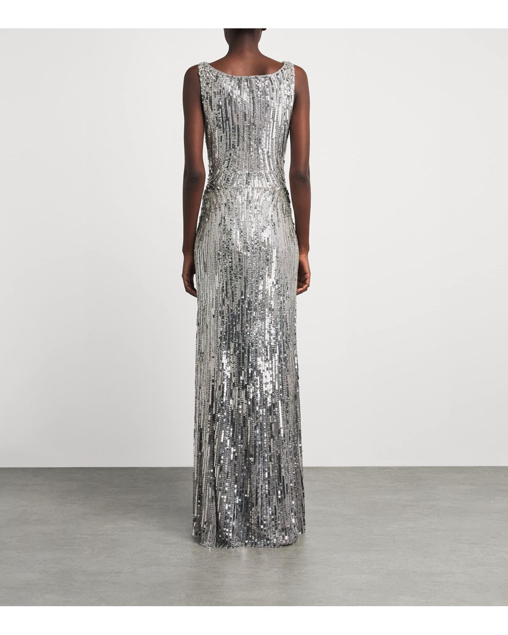 Jenny Packham White Embellished Sola Gown