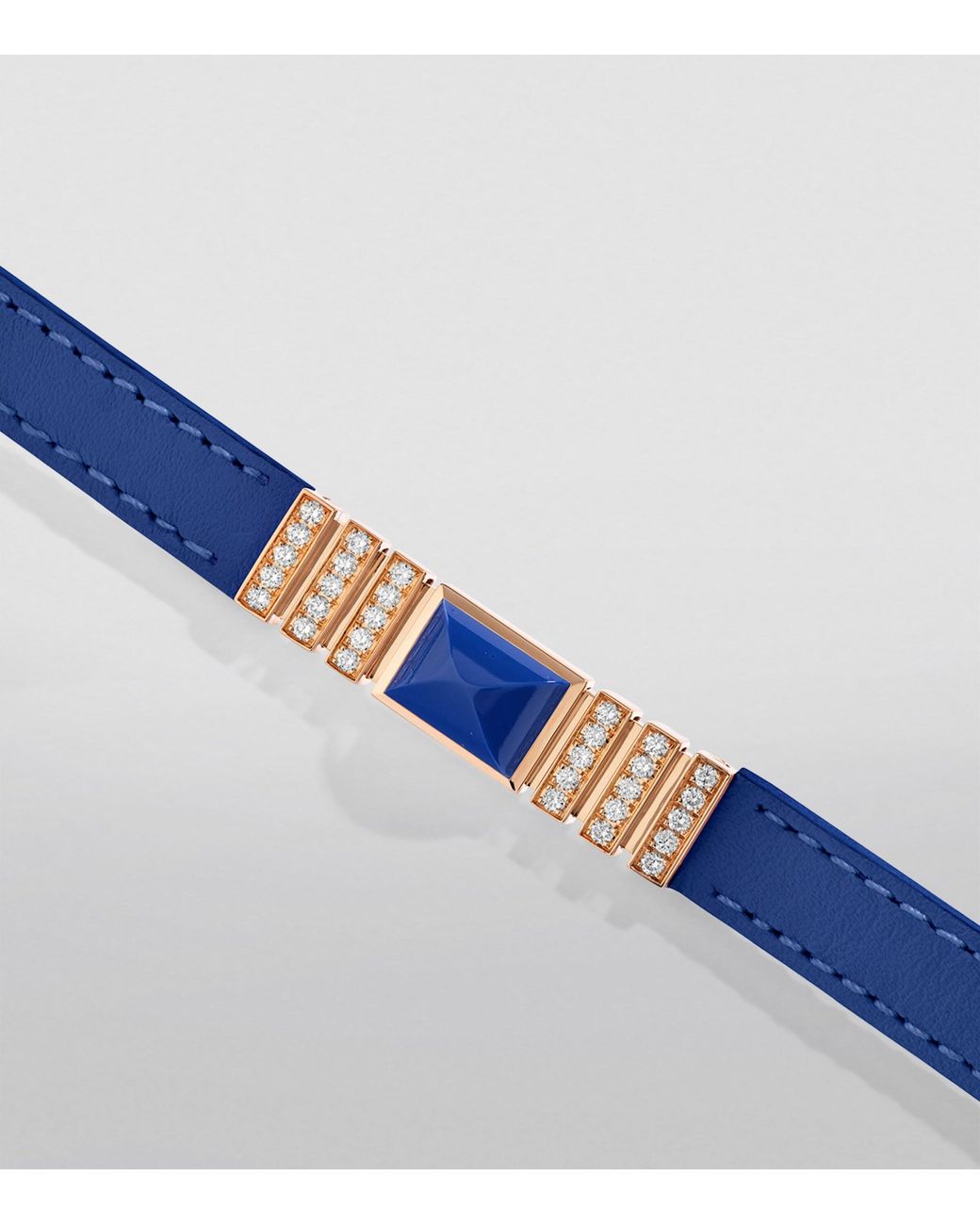Marli New York Blue Diamond And Nappa Leather Unii Bracelet