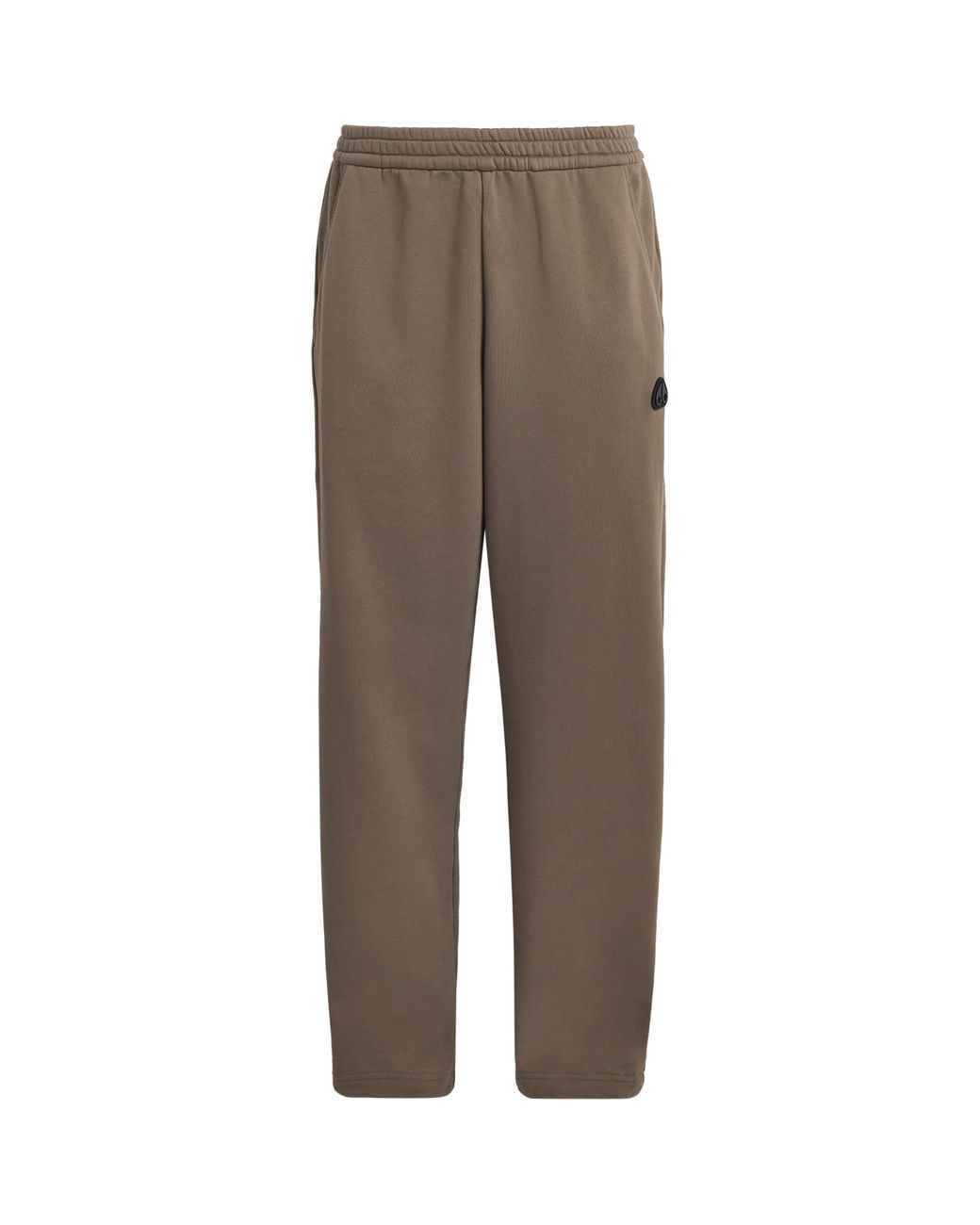 Moose Knuckles Brown Logo Yul Sweatpants for men