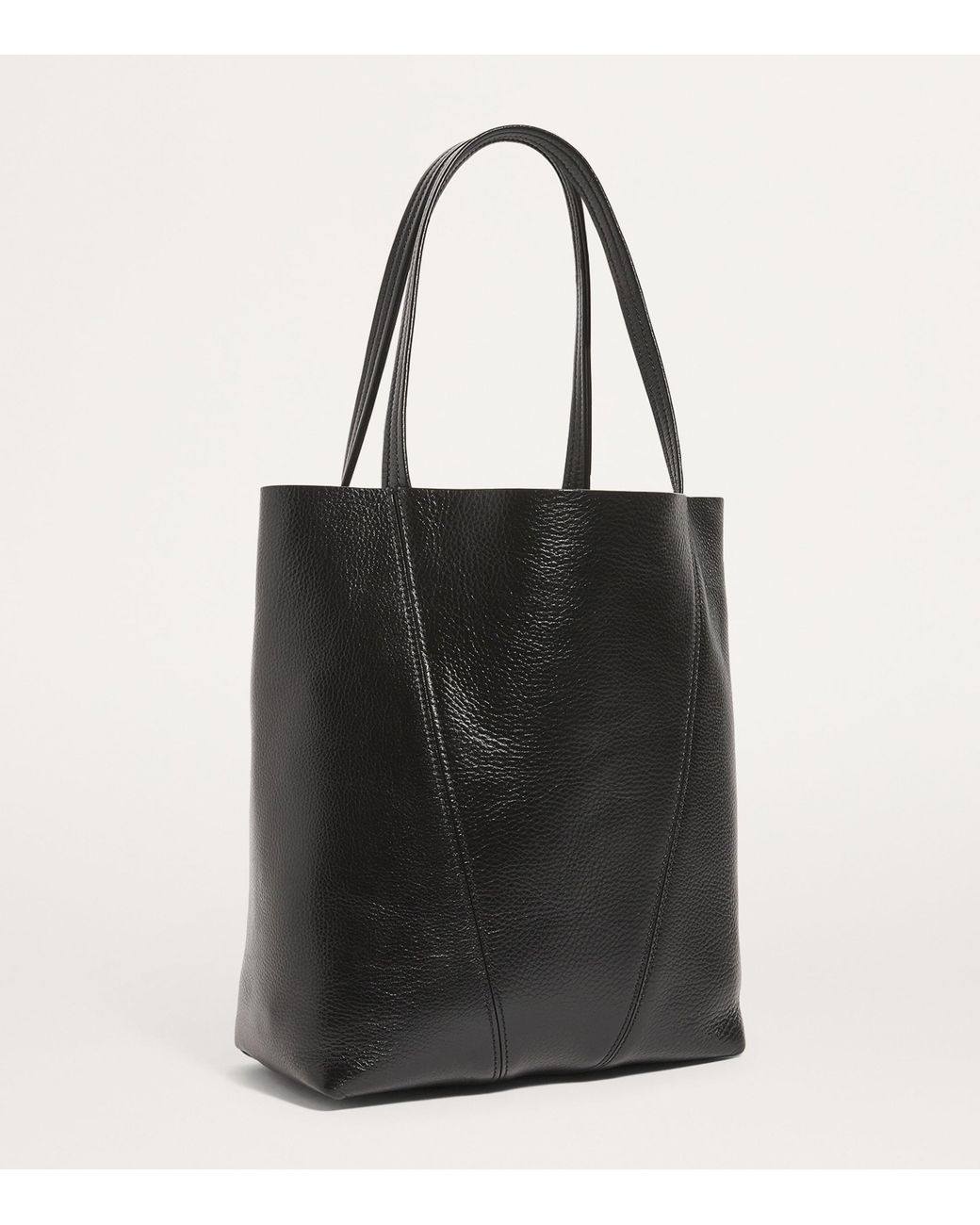 Chloé Black Medium Calfskin Spin Tote Bag