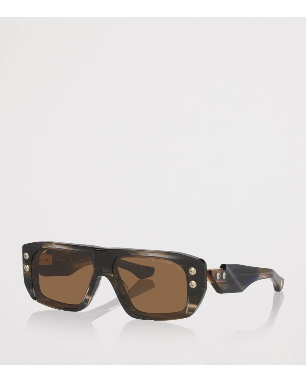 Dita Eyewear Gray Acetate Hypher-1183 Sunglasses for men