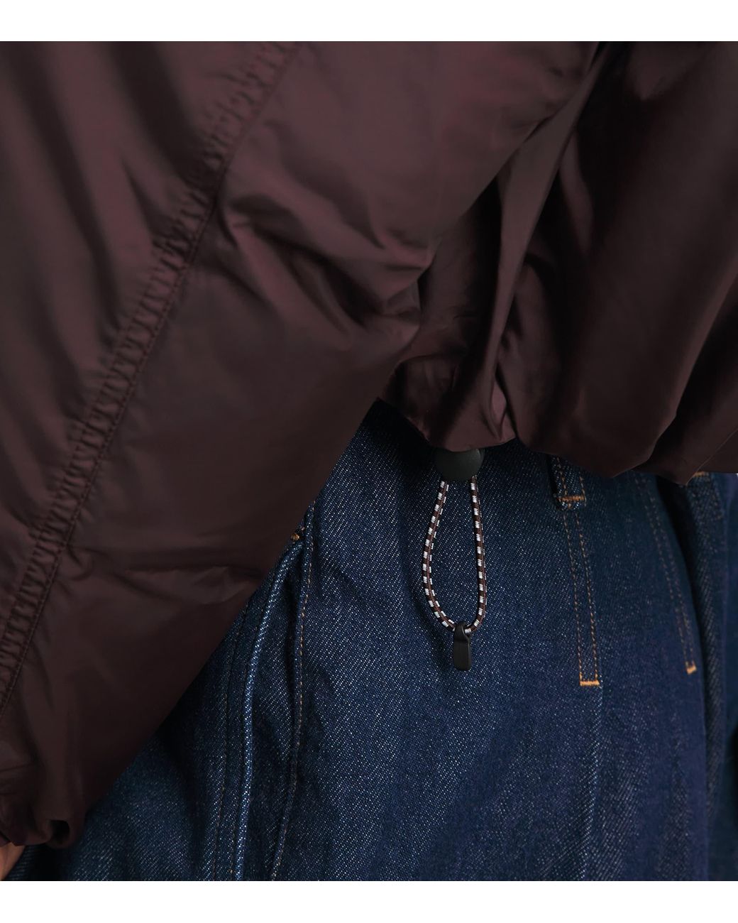 Polo Ralph Lauren Purple Down Cropped Puffer Jacket