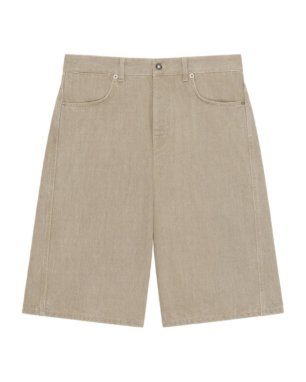 Givenchy Natural Denim Shorts for men