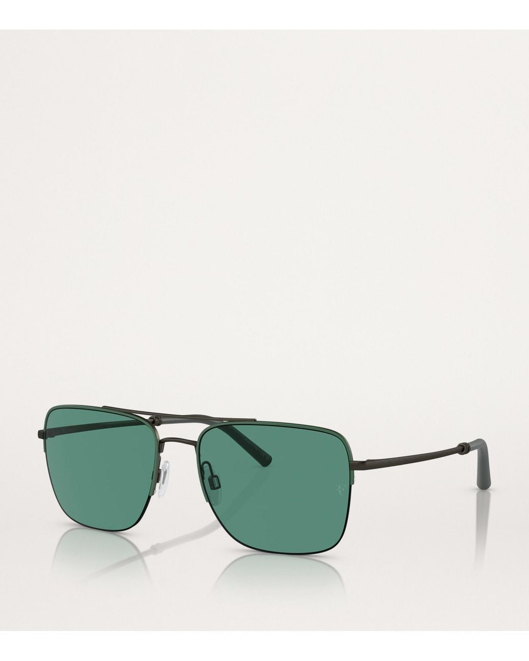 Oliver Peoples Green Metal R-2 Sunglasses for men