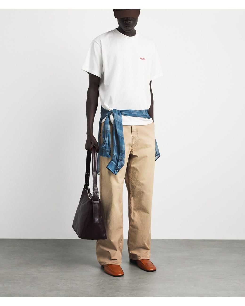 CHERRY LA Natural Western Straight Chinos for men