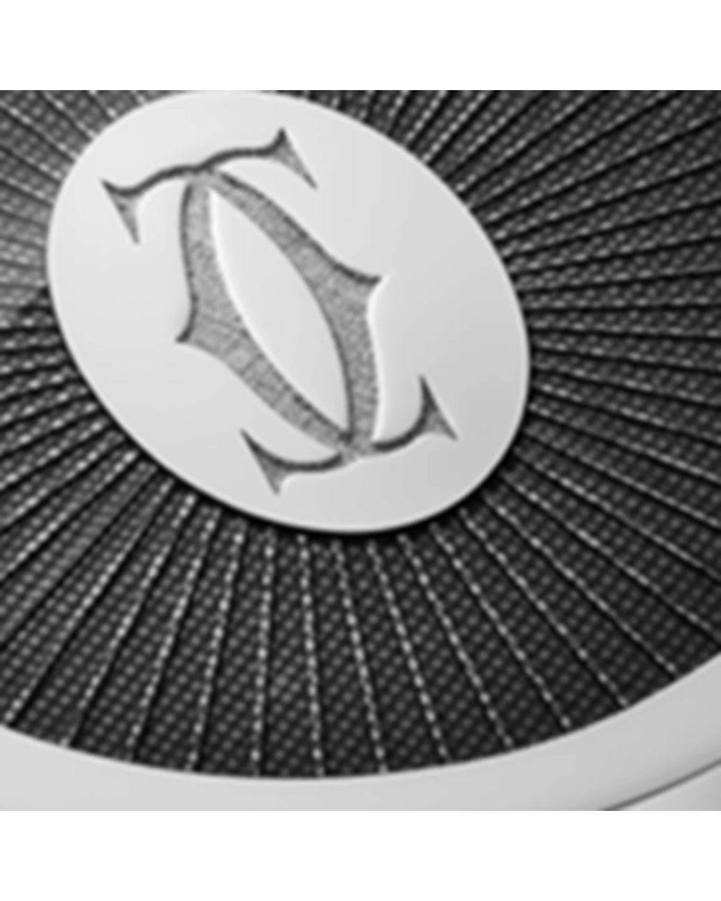 Cartier Metallic Sterling Double C De Cufflinks for men