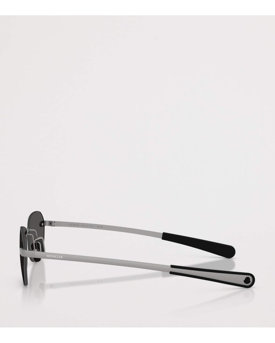 Moncler Black Orris Irregular Rectangle Sunglasses