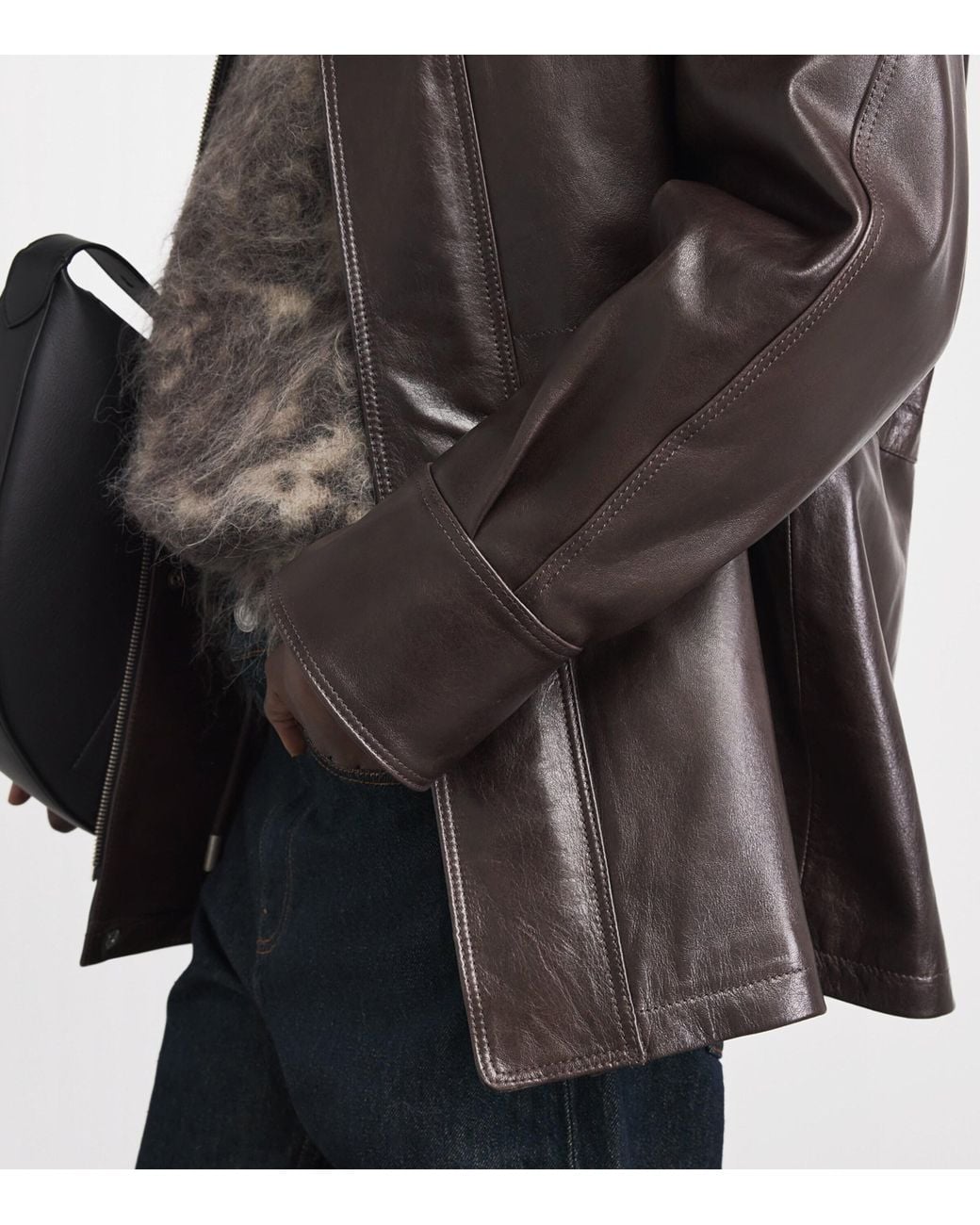Arma Brown Leather Alia Jacket