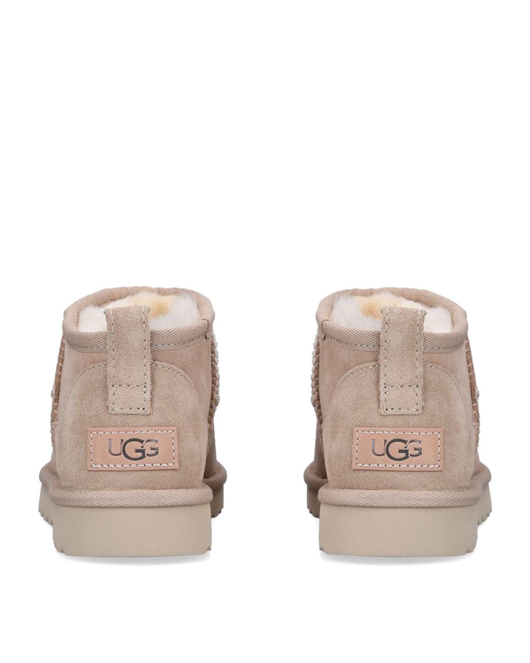 Ugg Brown Suede Classic Ultra Mini Boots