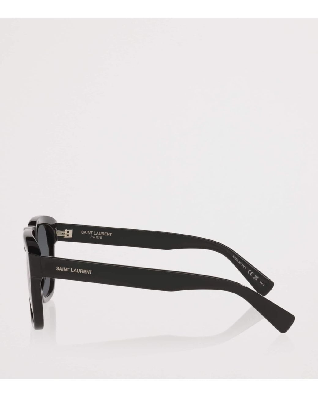 Saint Laurent Gray Acetate Sl 558 Rectangle Sunglasses for men