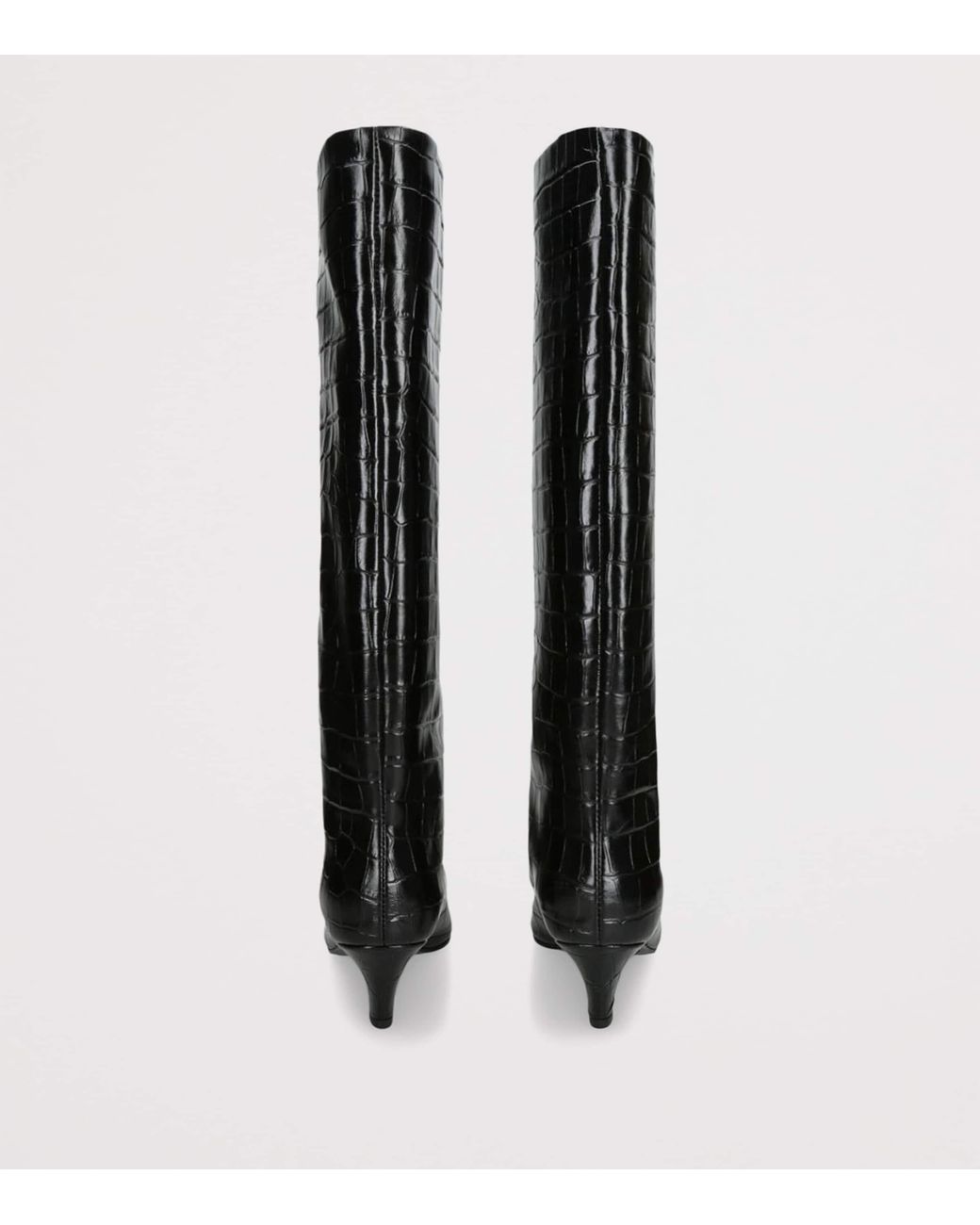 Totême Black The Wide Shaft Boots 50