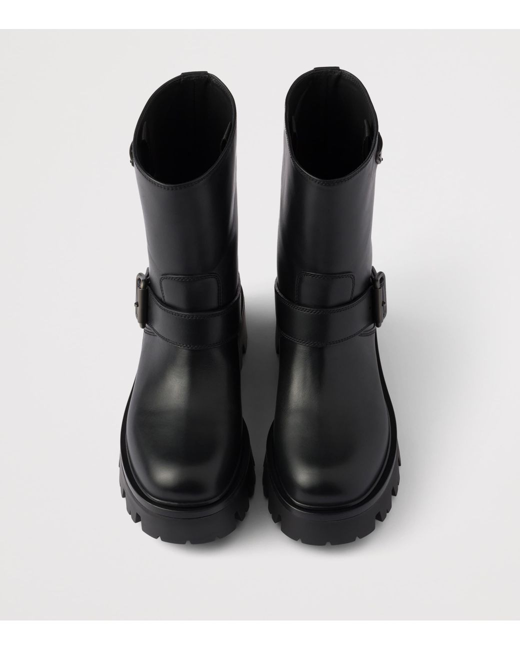 Prada Black Leather Boots