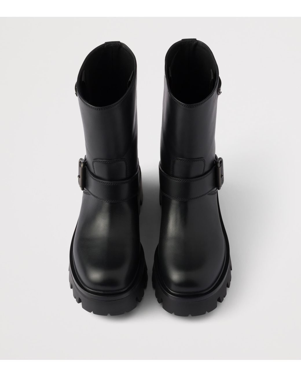 Prada Black Leather Boots
