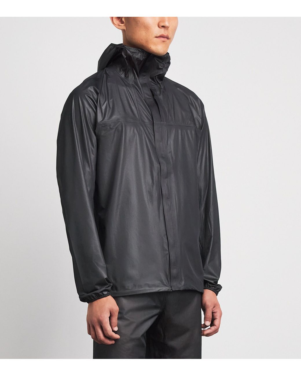 houdini Gray Waterproof The Hooded Jacket for men