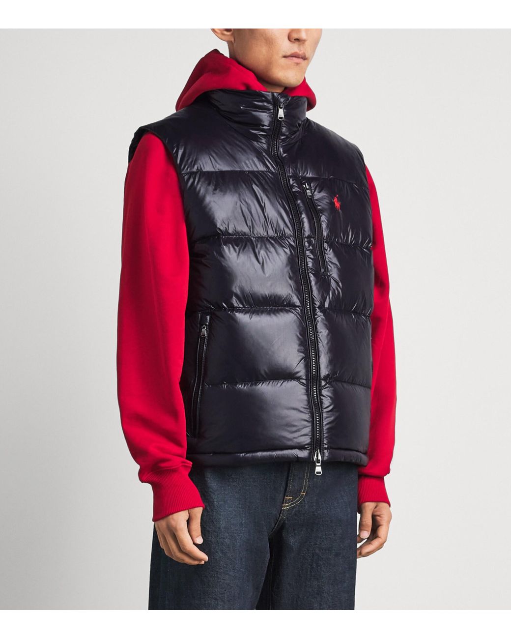 Polo Ralph Lauren Blue Gorham Down Gilet for men
