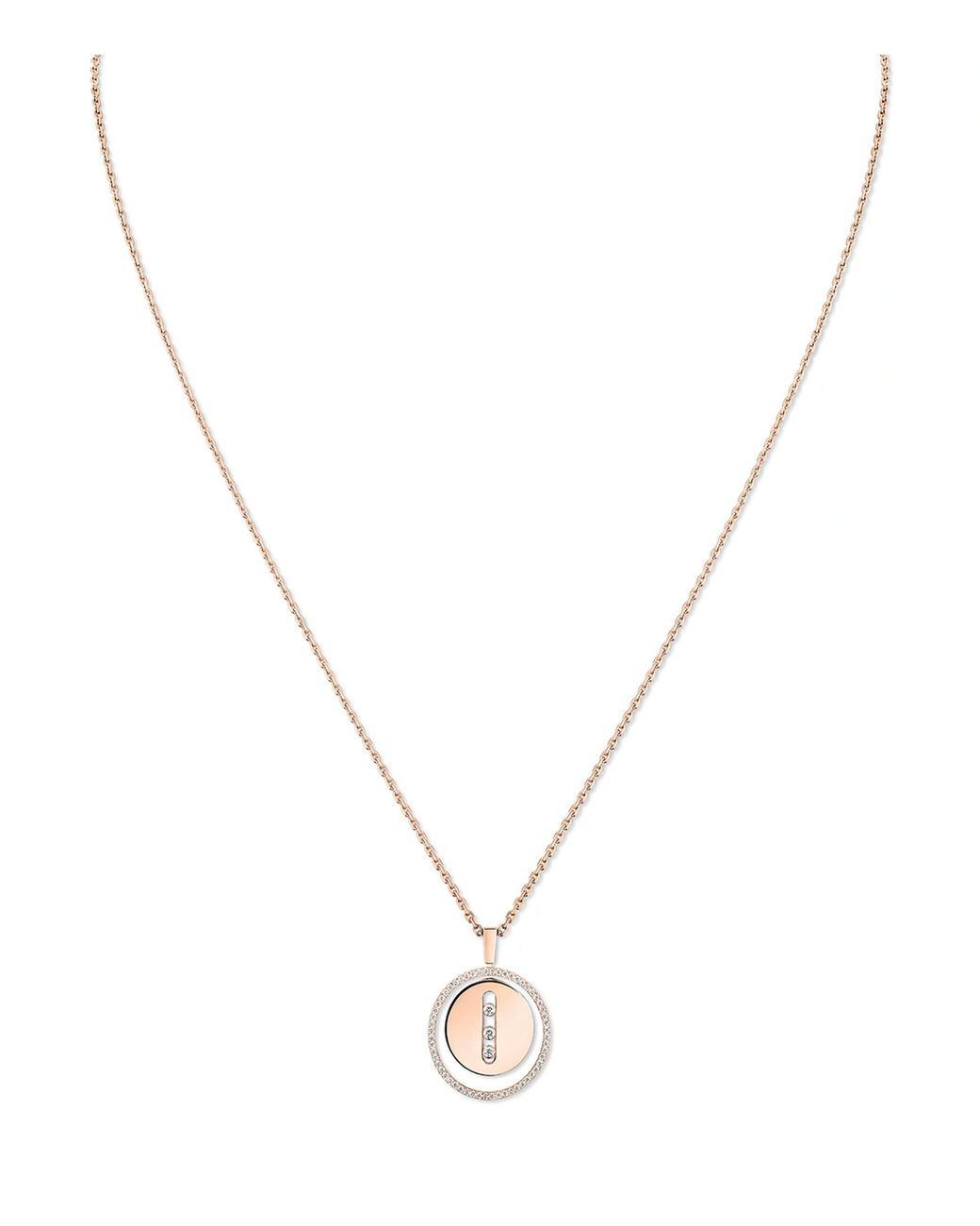 Messika Metallic Lucky Move And Diamond Necklace