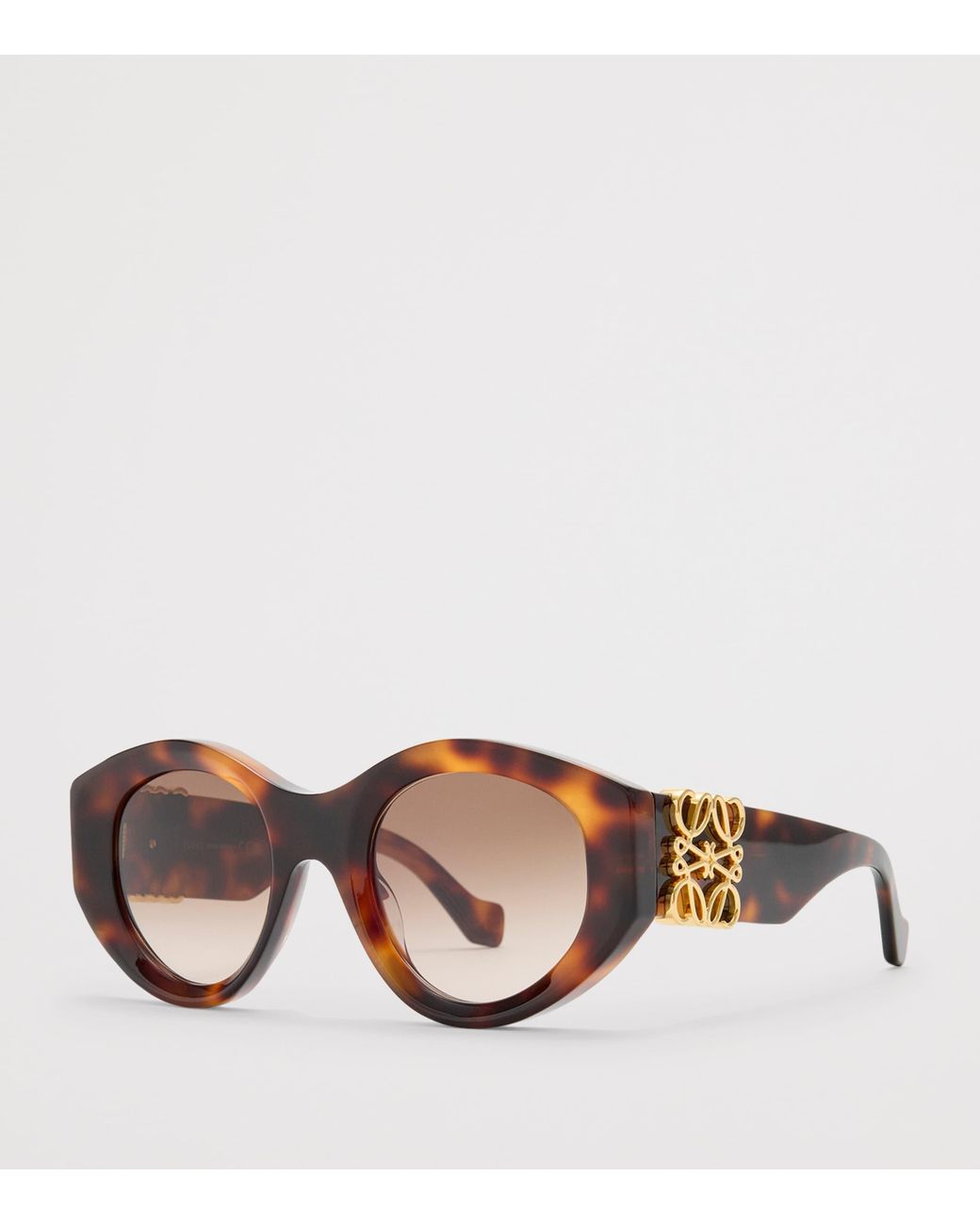 Loewe Brown Maxi Anagram Butterfly Sunglasses