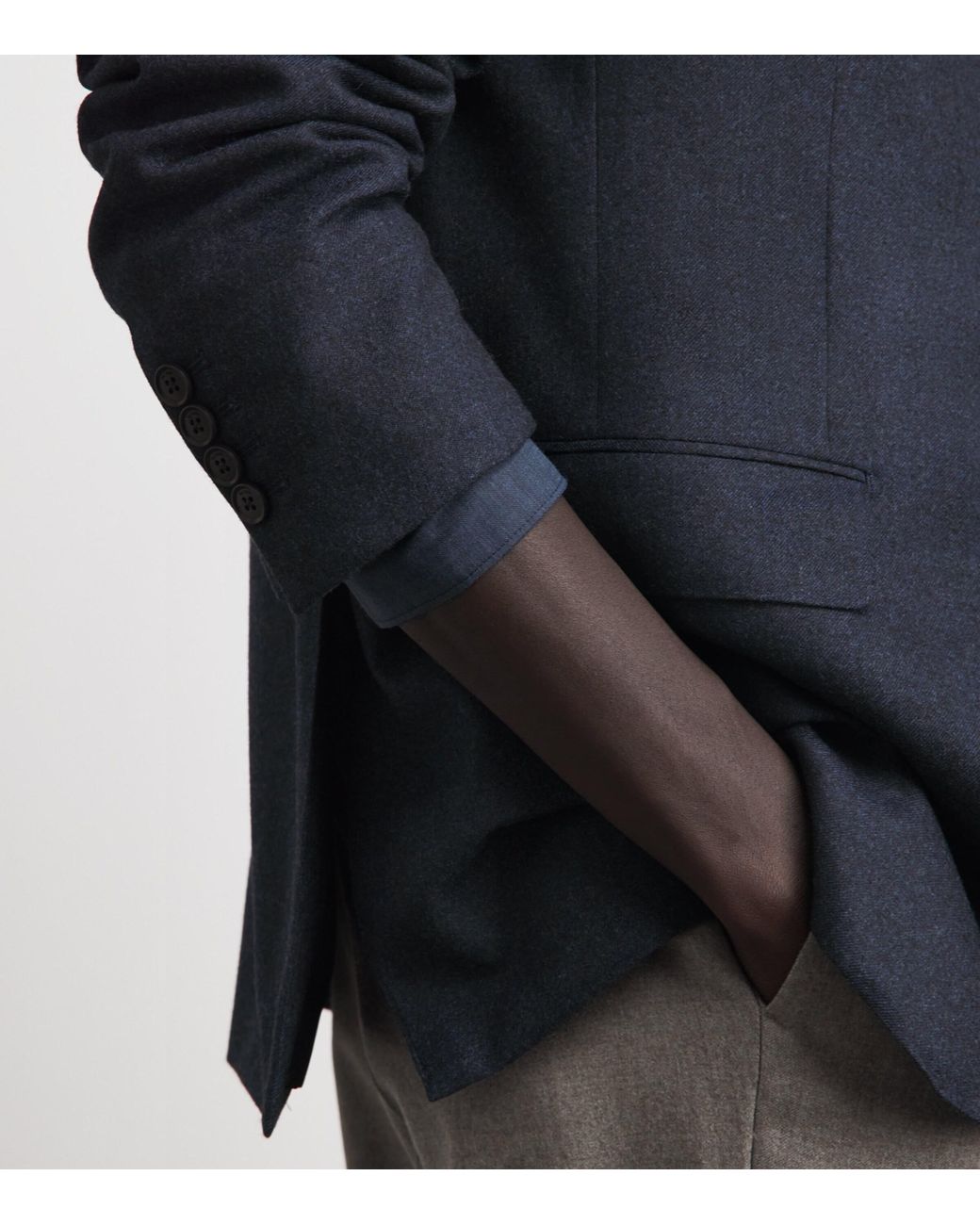Pal Zileri Blue Wool Vincenza Blazer for men