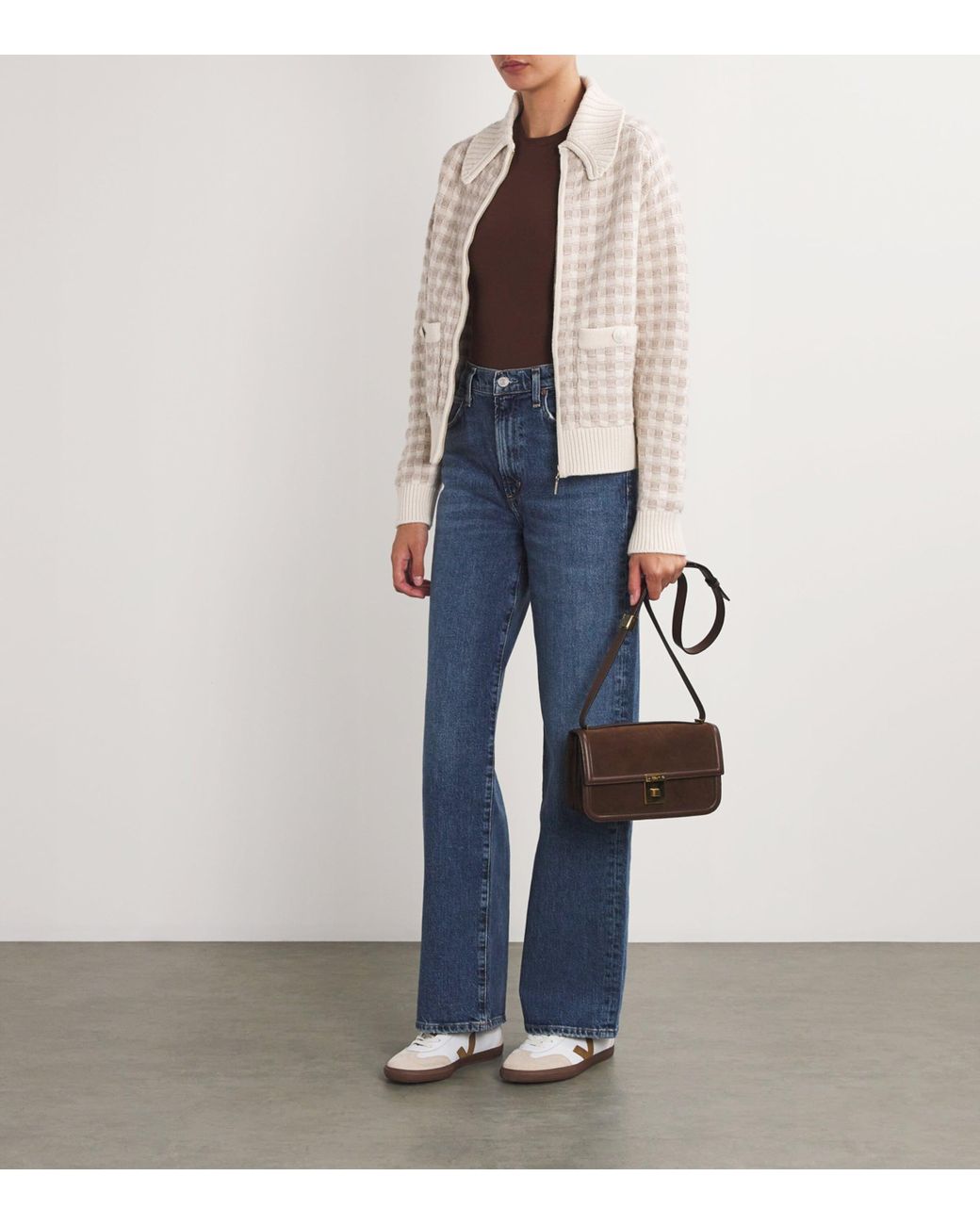 Veja White Leather Volley Sneakers