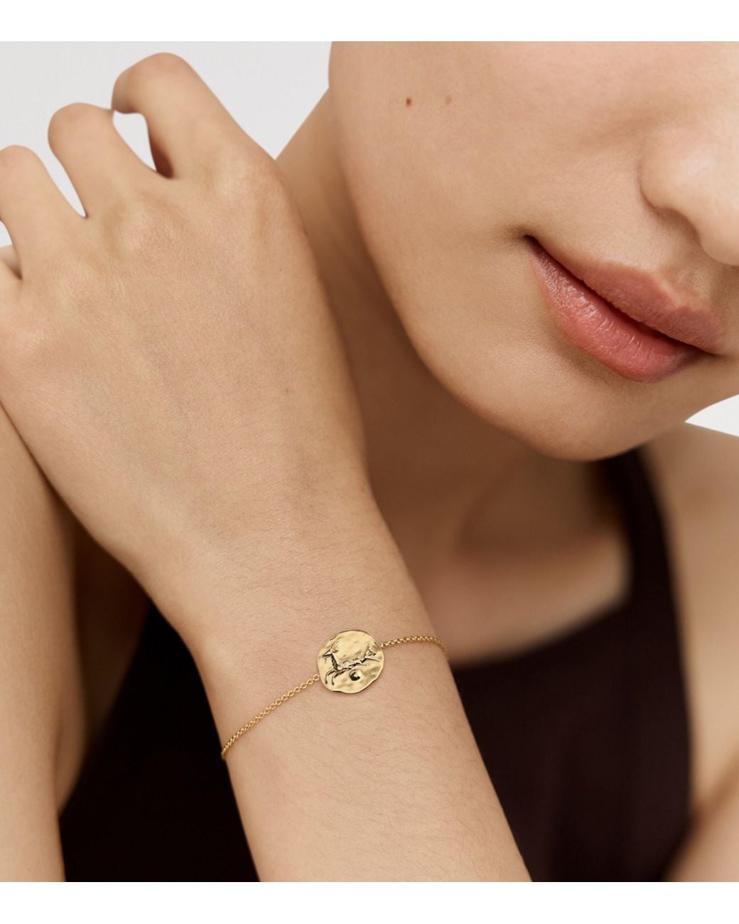 Monica Vinader Metallic Vermeil Capricorn Zodiac Bracelet