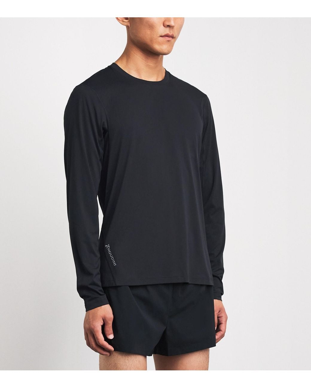 houdini Blue Long-Sleeve Pace Air Top for men