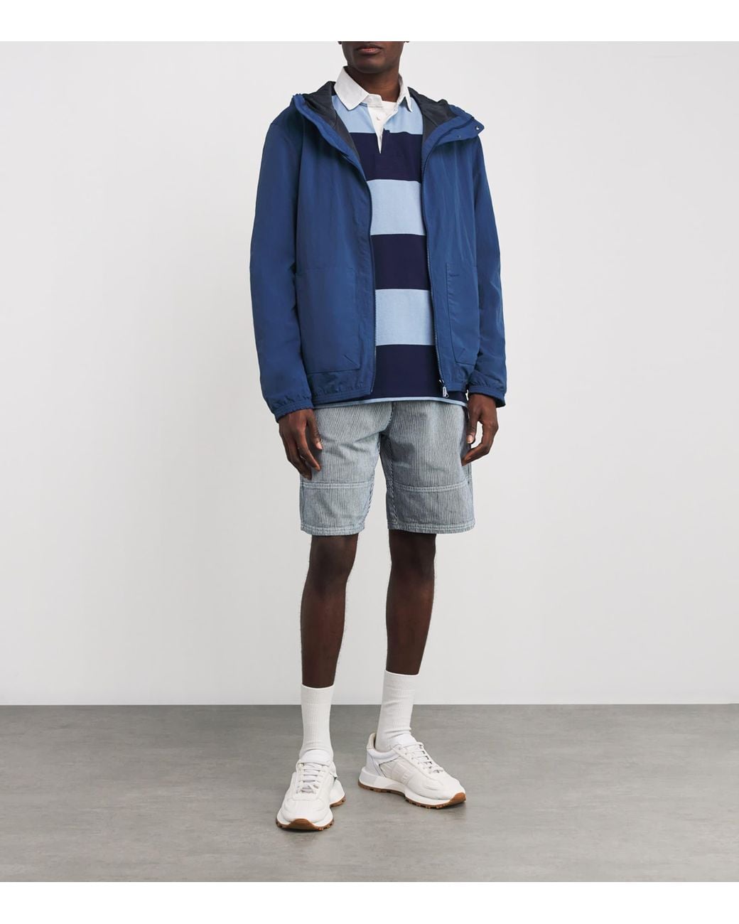 Barbour Blue Showerproof Riverdale Jacket for men