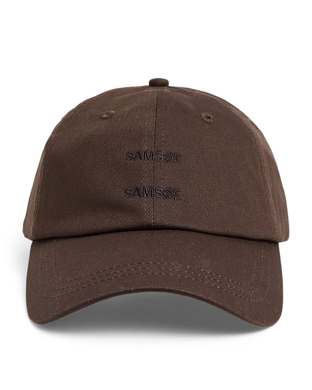 Samsøe & Samsøe Brown Organic Cotton Saaddie Cap for men