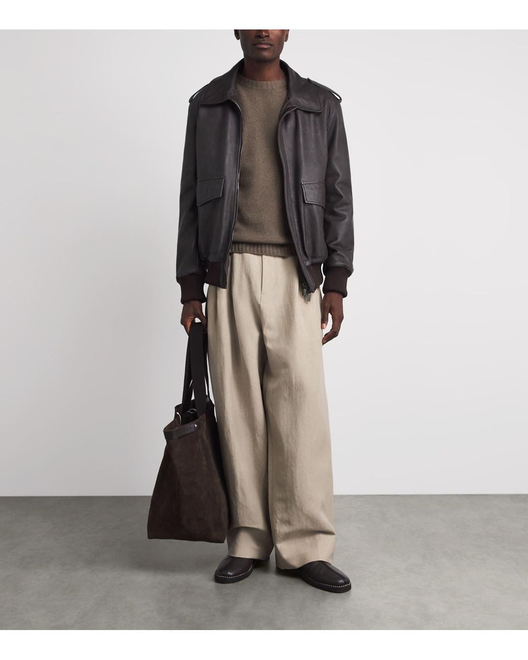 John Smedley Brown Recycled Cashmere-Wool Norfolk Sweater for men