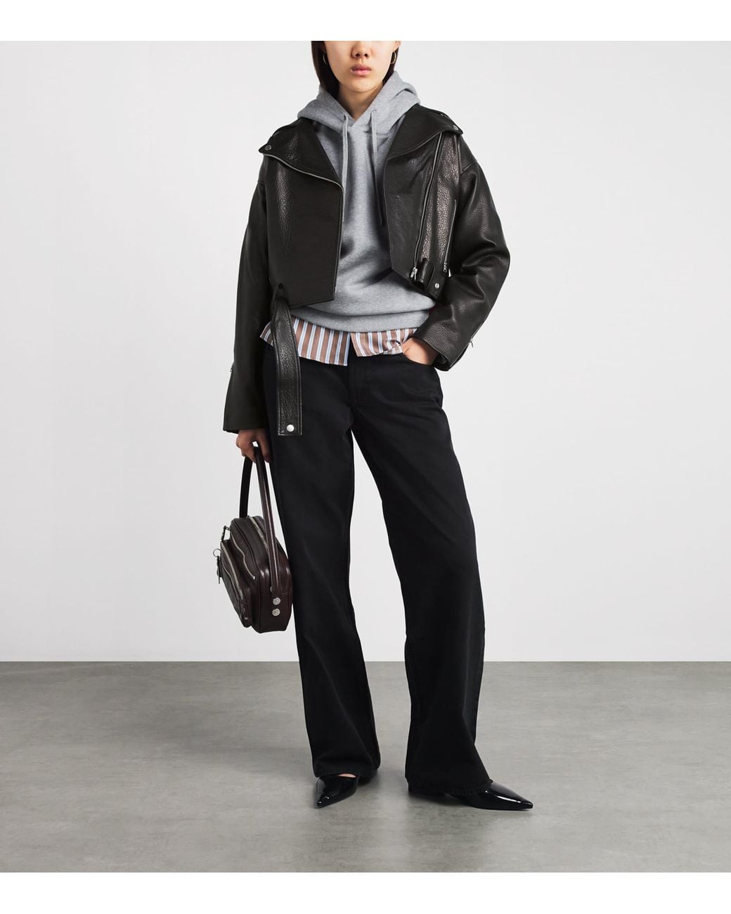 Rag & Bone Black Penelope Leather Jacket
