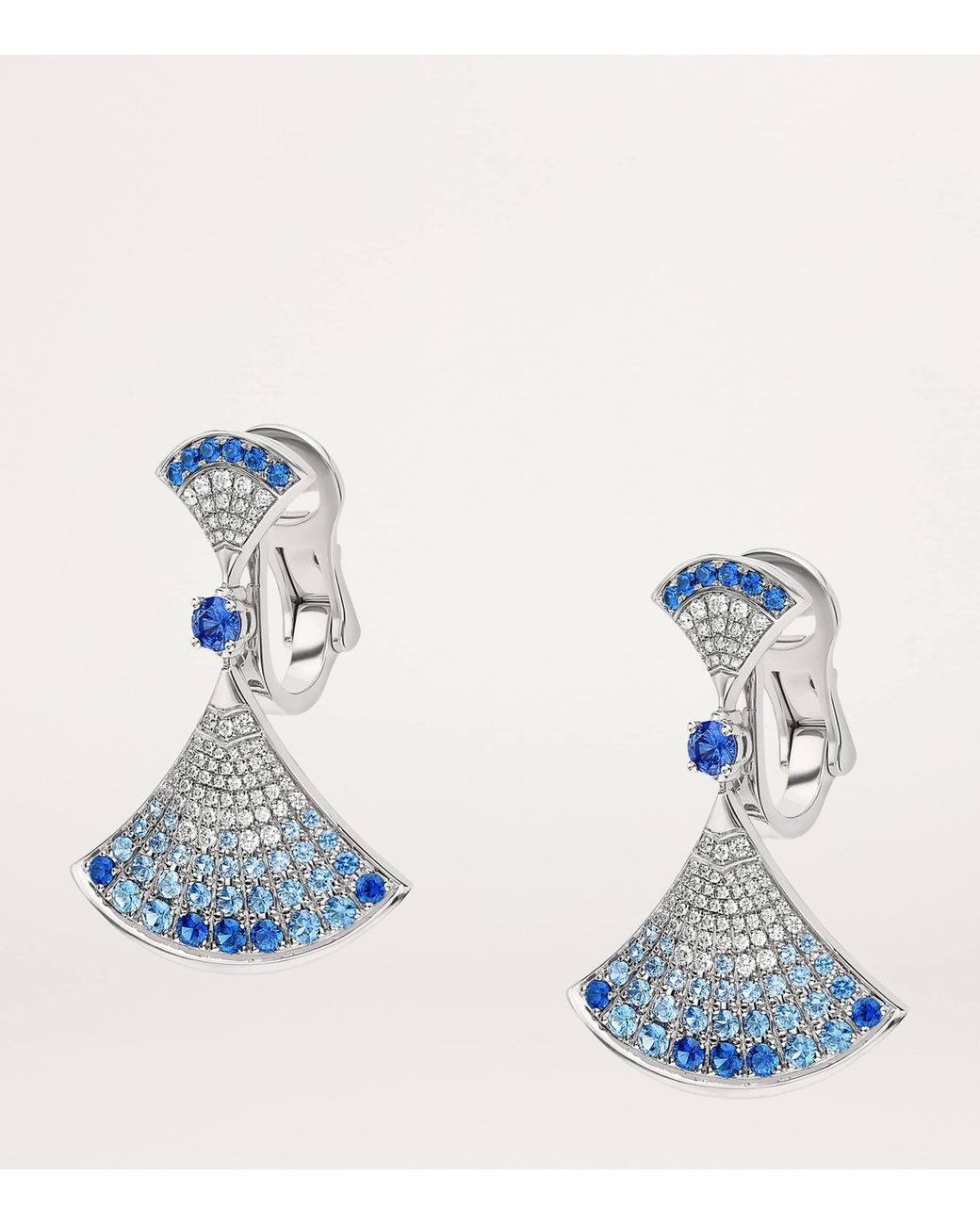 BVLGARI Blue Diamond And Sapphire Divas' Dream Earrings