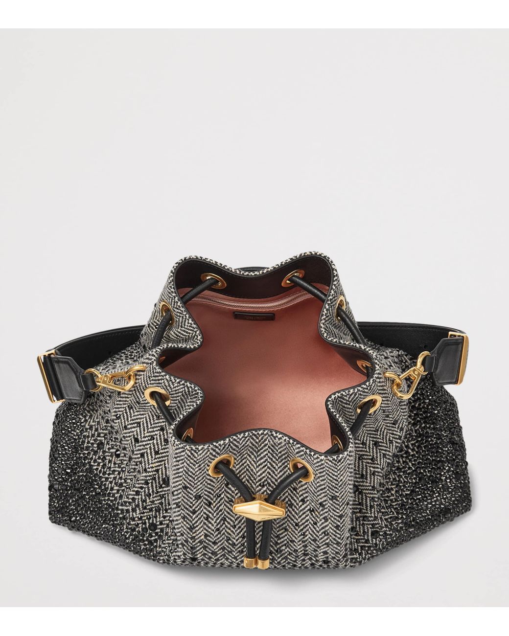 Jimmy Choo Gray Bon Bon Shoulder Bag