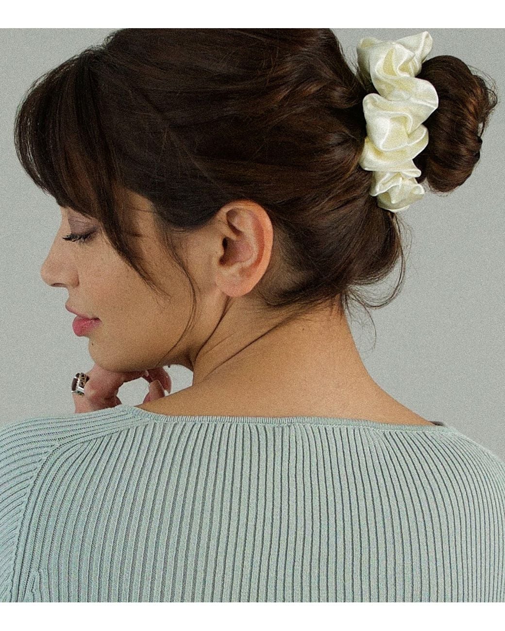 Minimalista Metallic Large The Hya Scrunchie