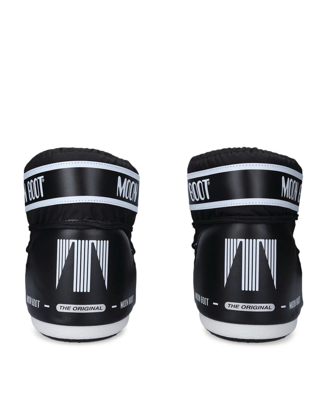 Moon Boot Black Icon Low 2 Lace-Up Nylon Snow Boots
