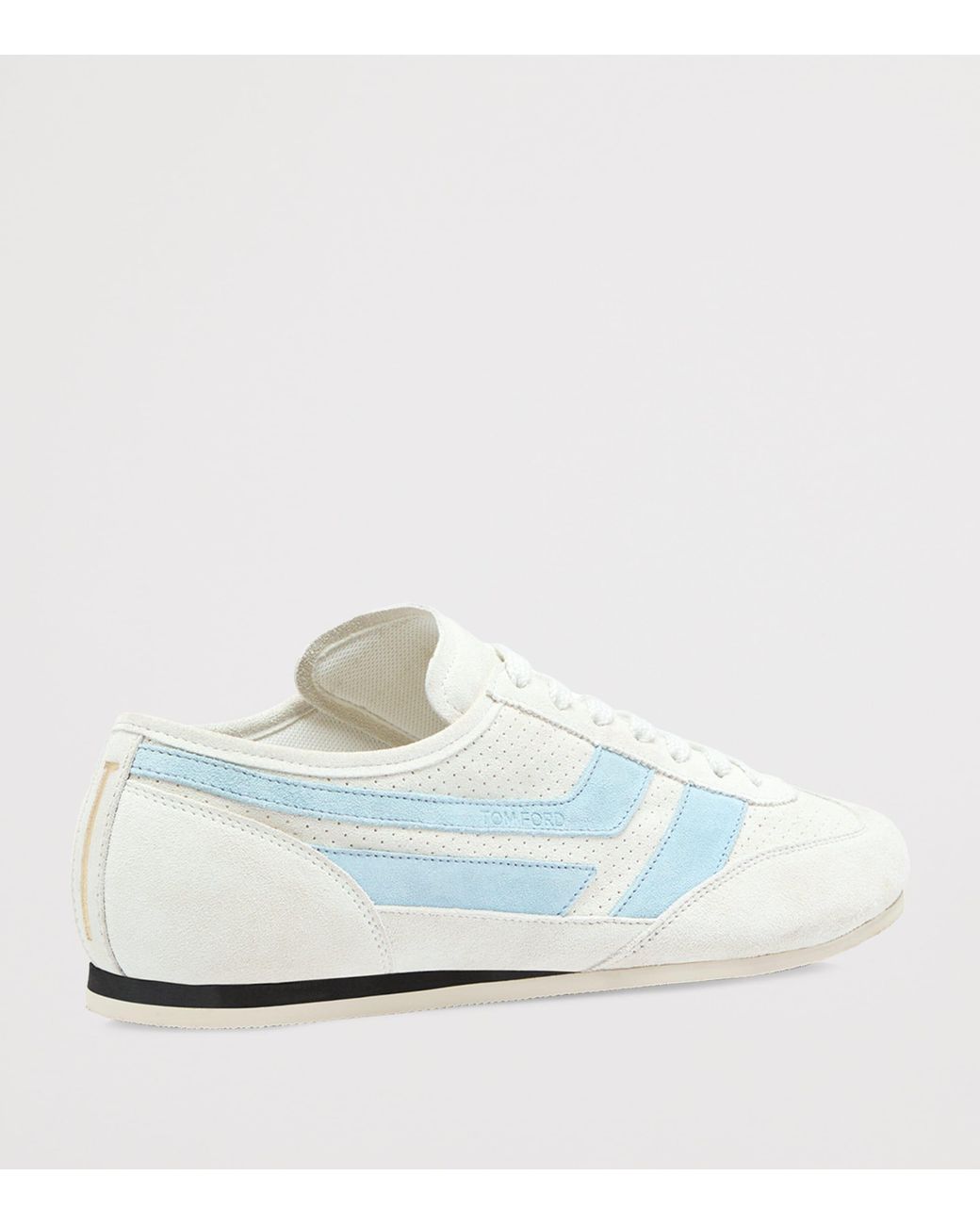 Tom Ford White Suede Low-Top Sneakers for men