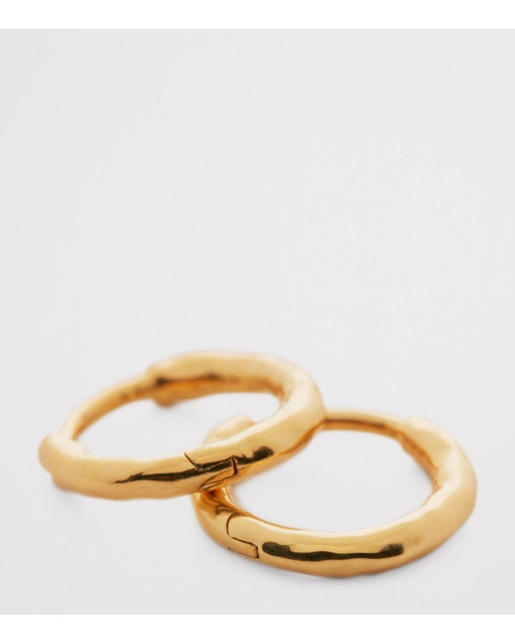 Monica Vinader Metallic Mini Vermeil Mv Siren Muse Huggie Earrings