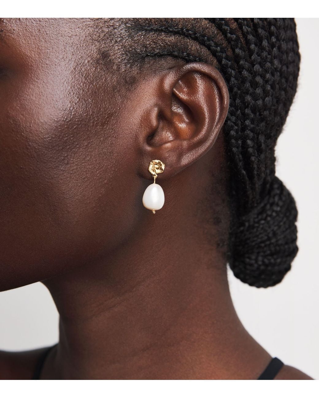 Anni Lu Natural Freshwater Pearl Shell Drop Earrings