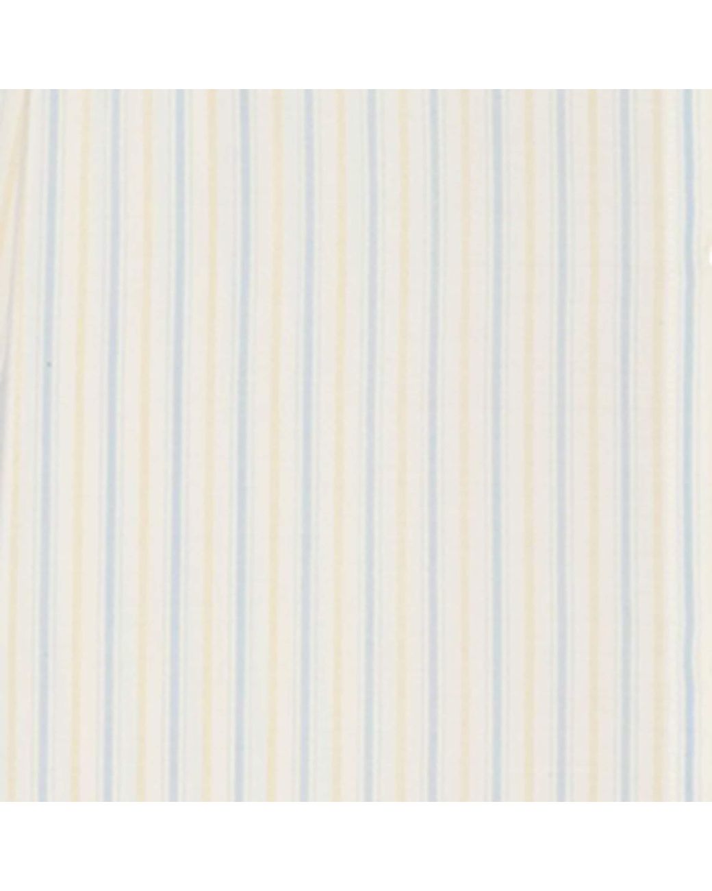 Burberry White Silk-Cotton Stripe Shirt