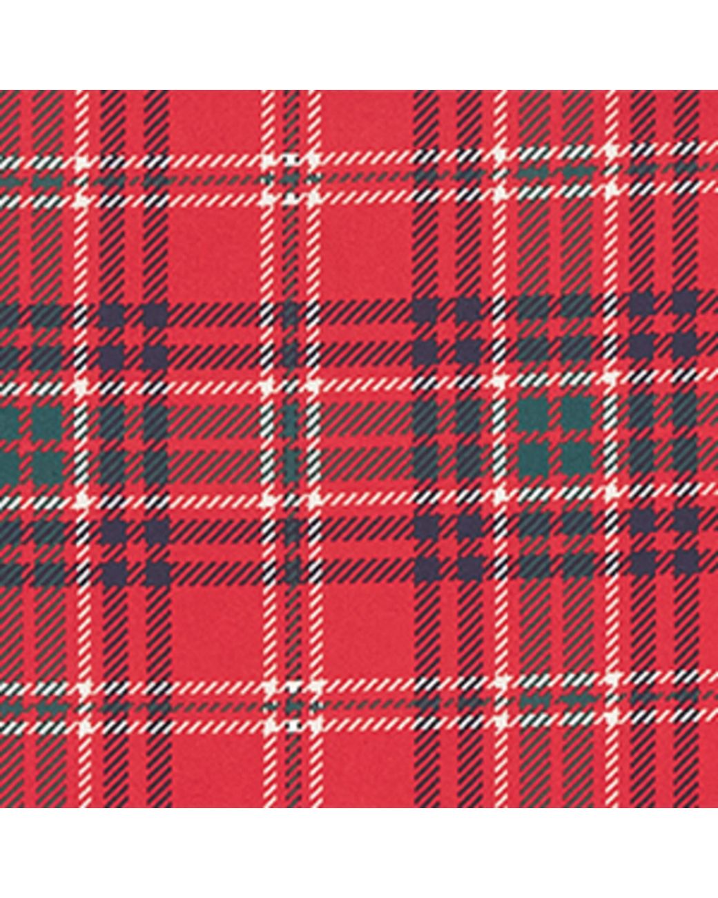 Harrods Red Silk Tartan Scarf