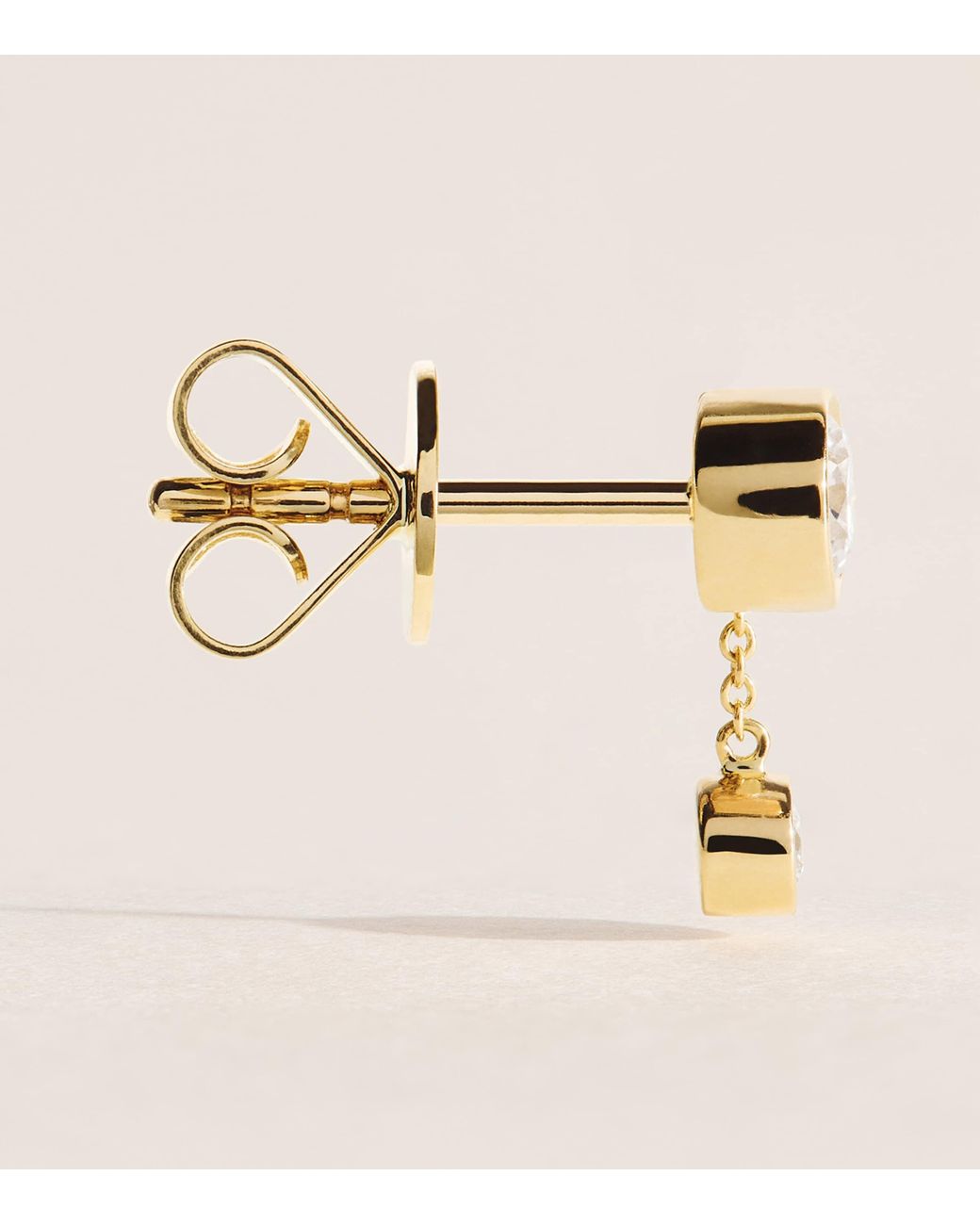 Sophie Bille Brahe Natural And Diamond Lou Single Earring