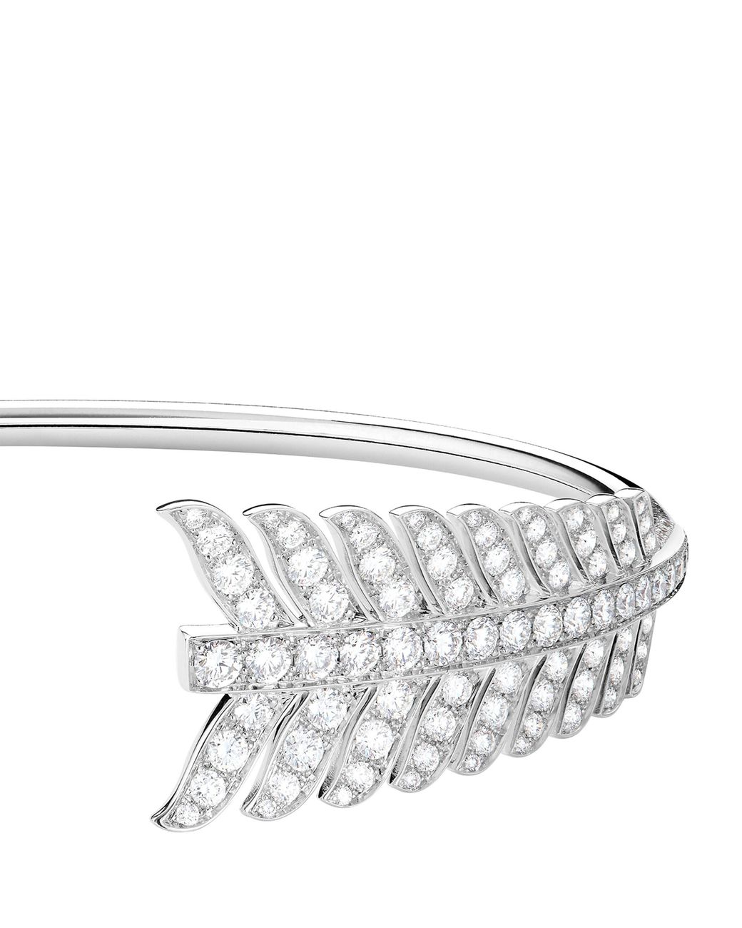 Boucheron White And Diamond Nature Triomphante Flèche Bracelet