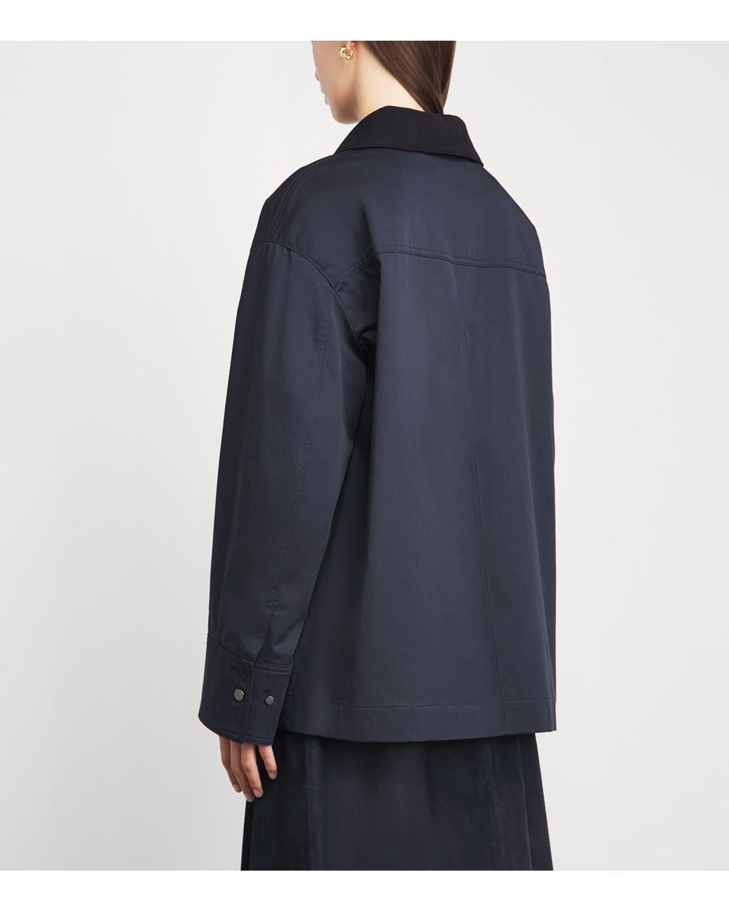 Joseph Blue Cotton Athos Jacket