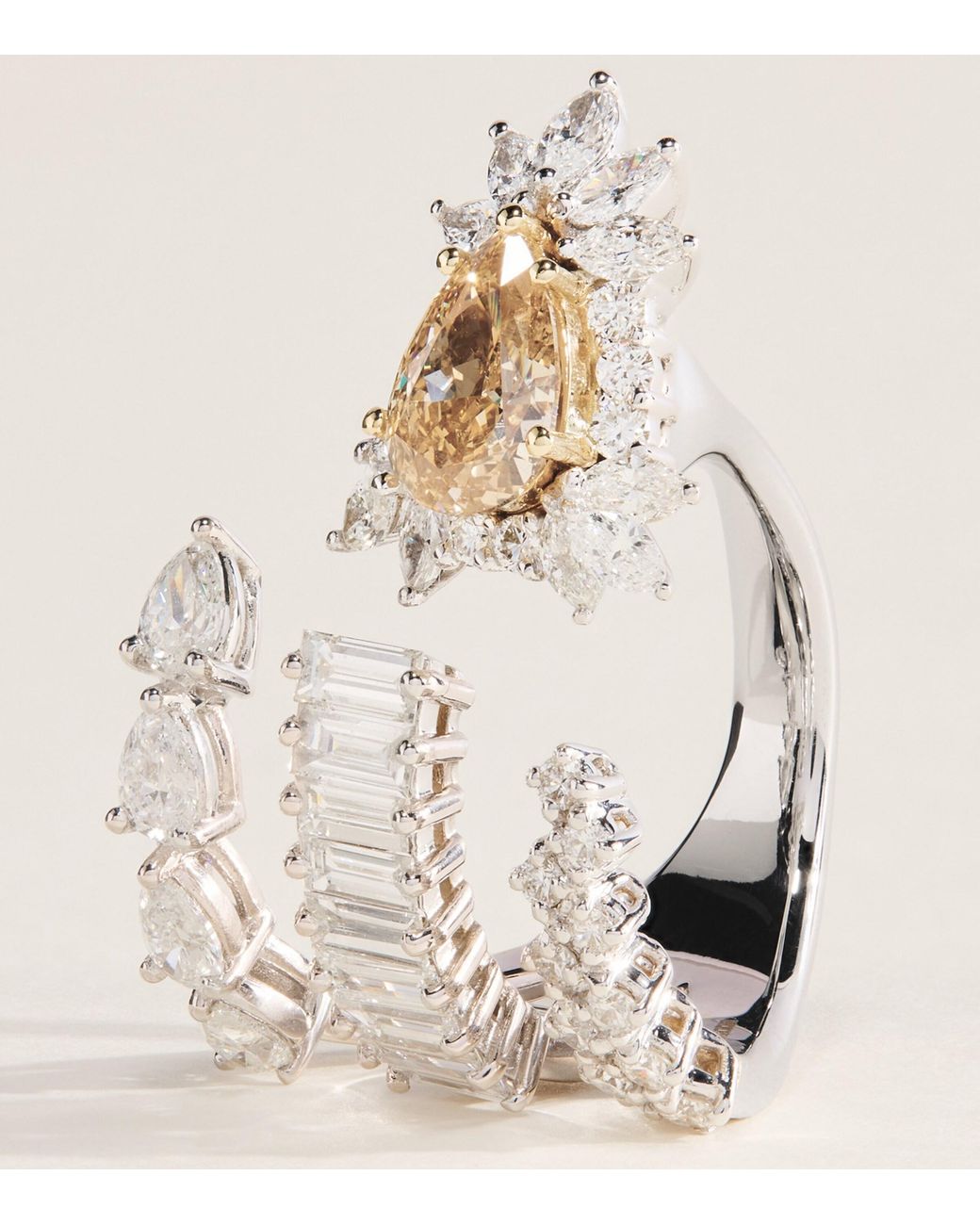 YEPREM Natural And Diamond Reign Supreme Ring