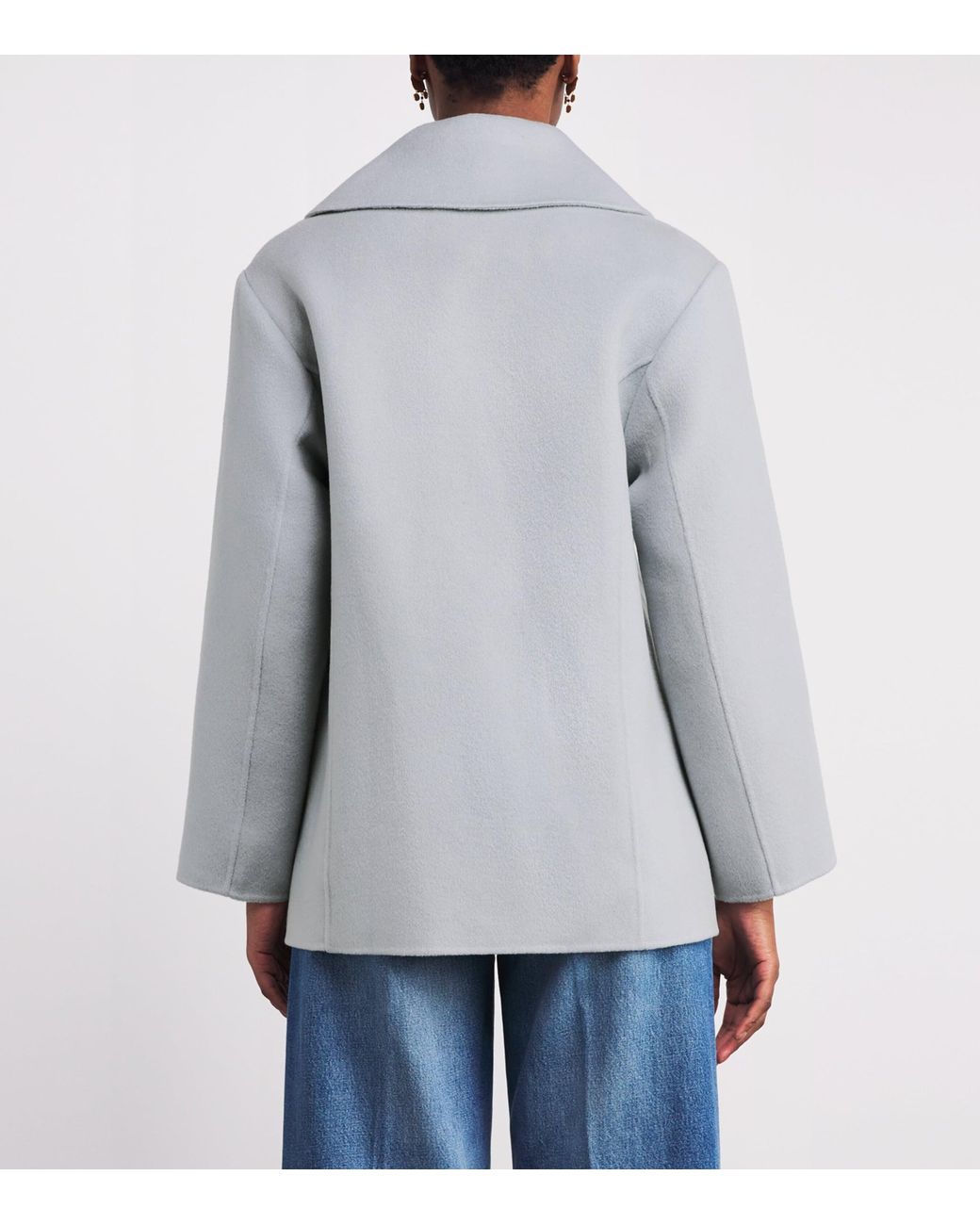 Ulla Johnson Gray Wool-Blend Diana Peacoat