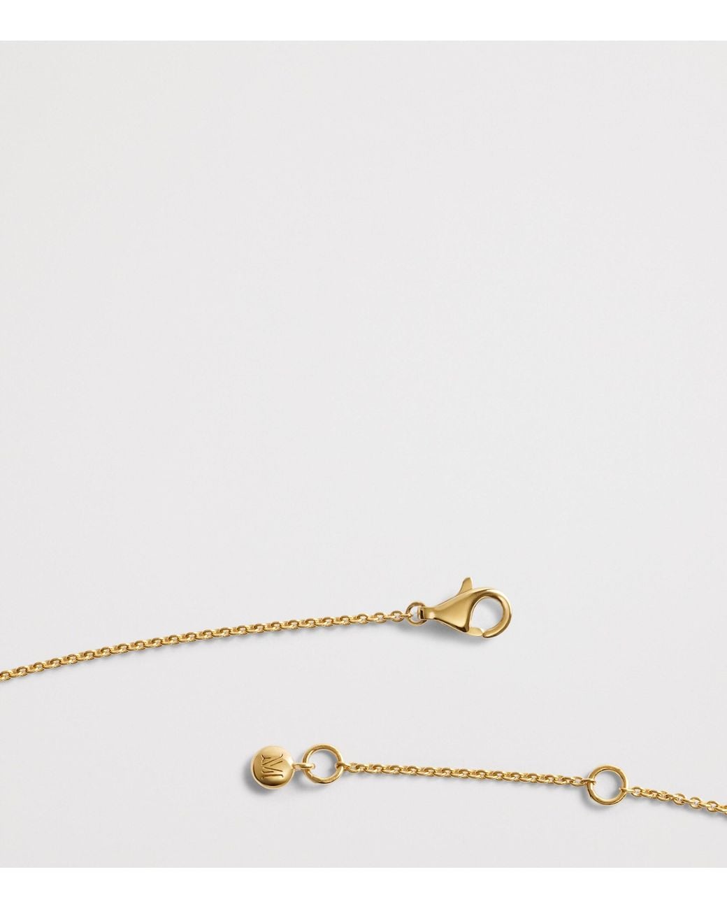 Monica Vinader Metallic Vermeil And Pearl Capri Station Necklace