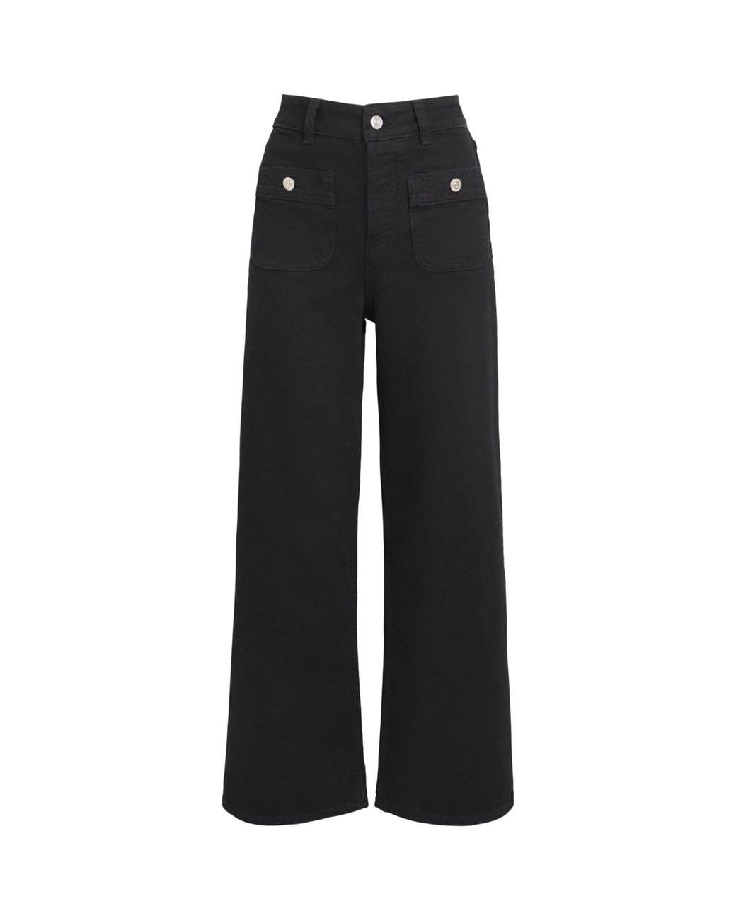 Maje Black Straight Jeans