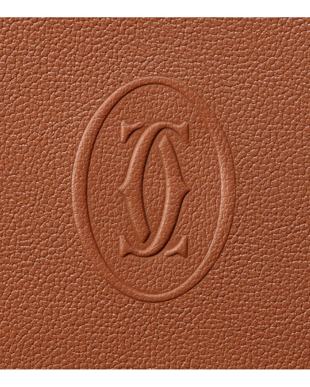 Cartier Brown Leather Must De Wallet for men